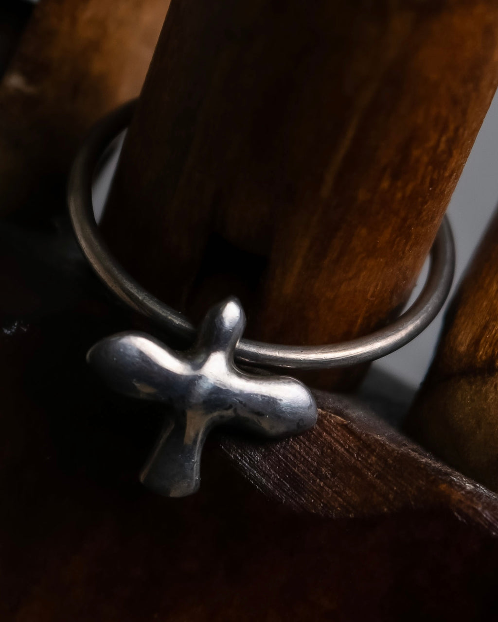 "Tiffany&Co" Bird's Claws motif silver ring