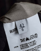 "VALENTINO" Lace layered ribbon design sleeveless dress