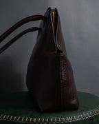 "JIL SANDER" Goji frame structured leather bag