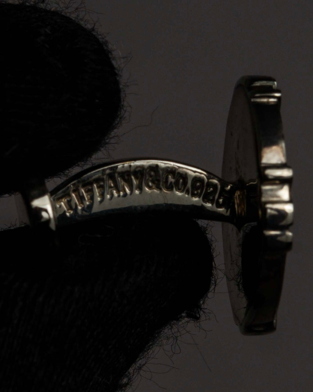 "Tiffany&Co" Atlas design silver cufflinks