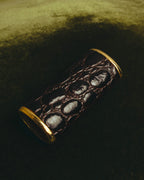 "Christian Dior" 70's-80's Croc embossed cigarette case set