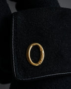 "Christian Dior" Wool and suede cuff gloves