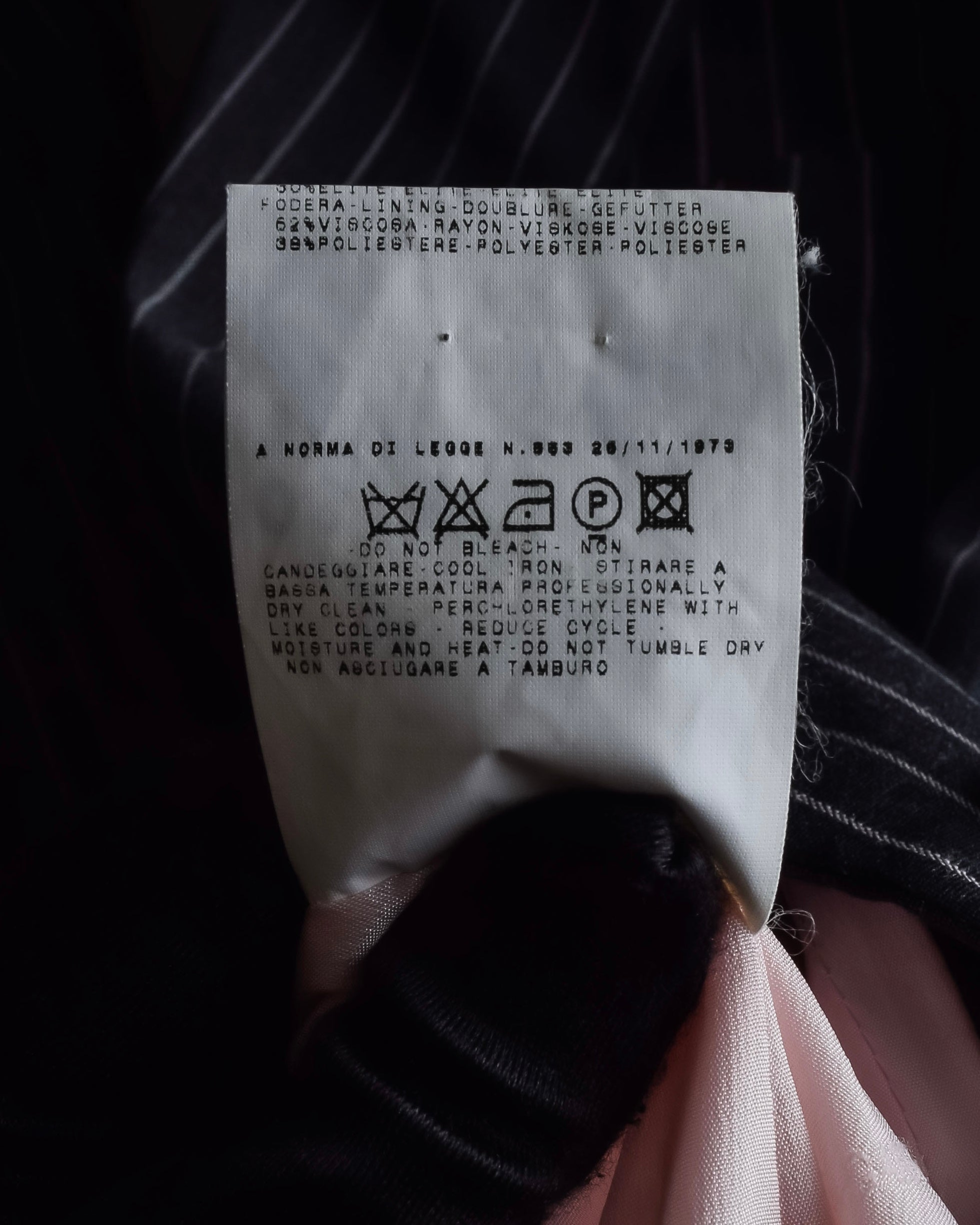 "Dolce & Gabbana" White striped shaped tailored jacket