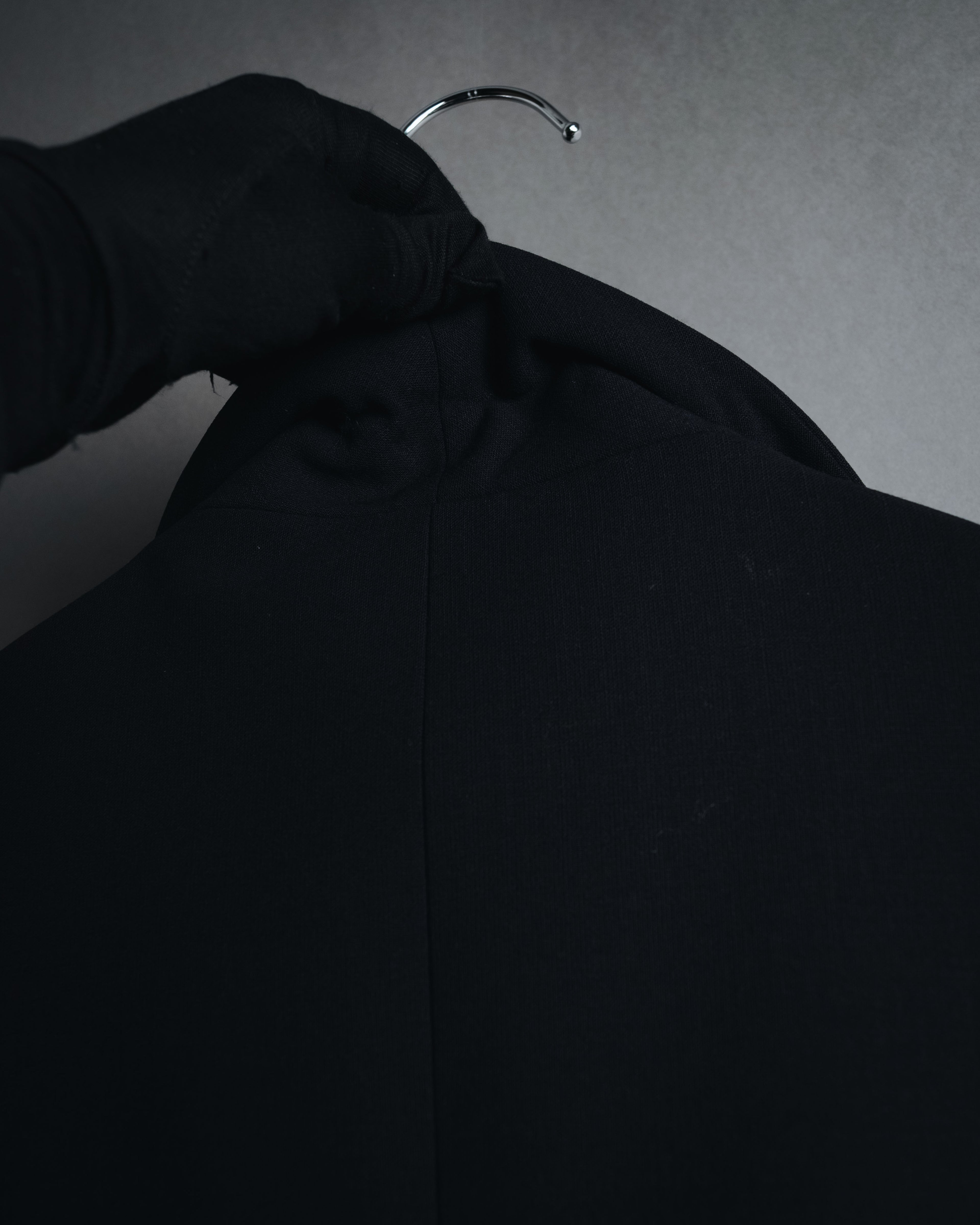 "CELINE" 90’s-00’s Stretch wool single-button blazer