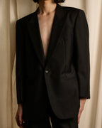 "YVES SAINT LAURENT" Strongly tailored shaped wool set up