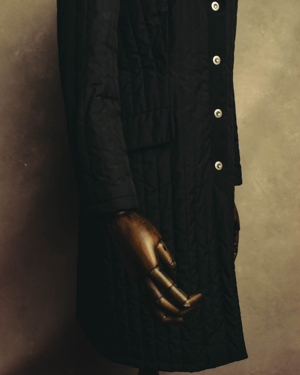 “Salvatore Ferragamo” 00’s-10’s Padded tailored long coat
