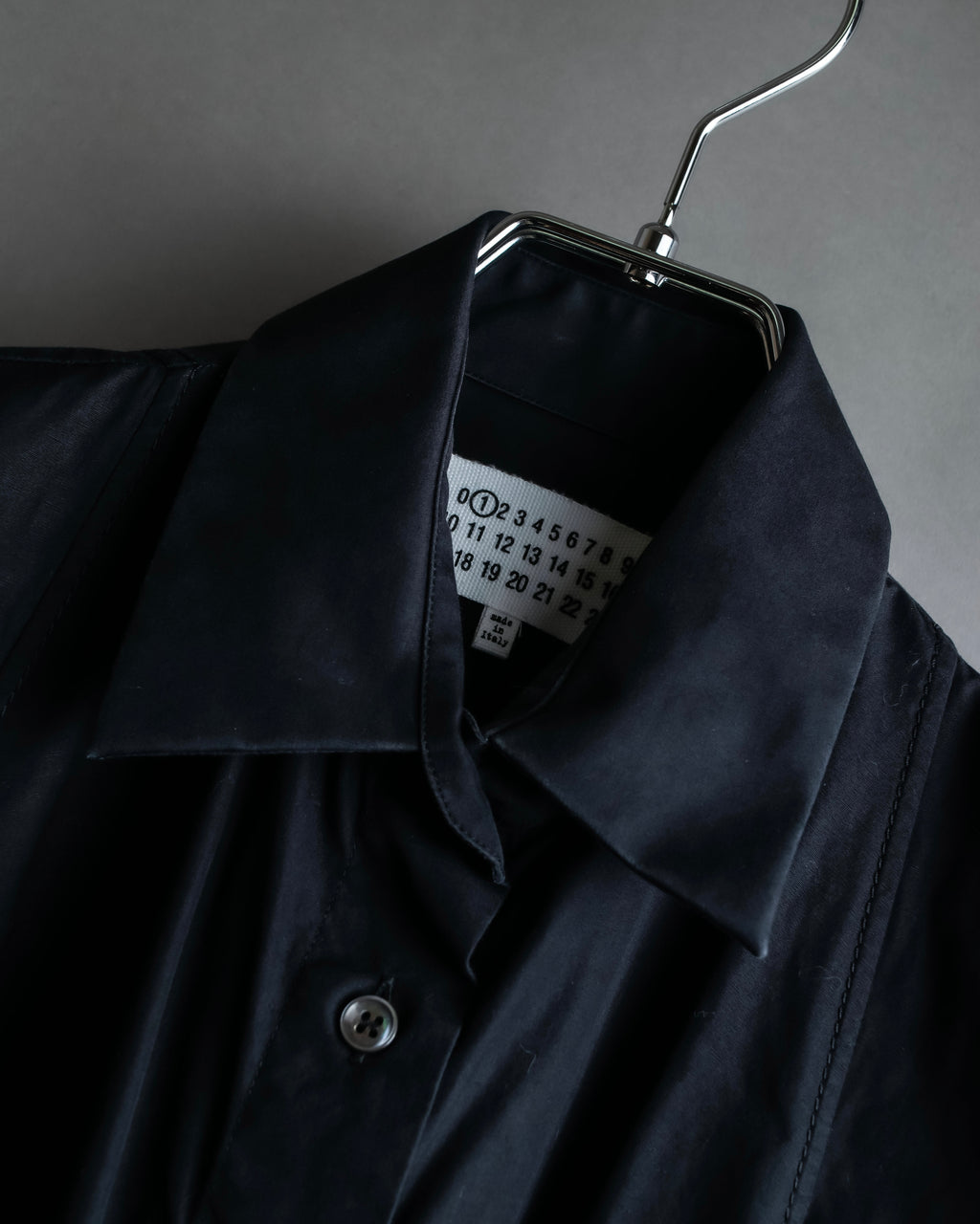 "MAISON MARGIELA" 13SS Panel design sleeveless black shirt