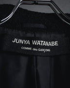 “JUNYA WATANABE” 97AW Textured wool single-breasted coat