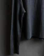 "JIL SANDER" Polo collar design wool knit pullover