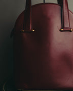 "Cartier" 80's-90's Bordeaux leather handbag