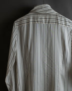 "MAISON MARGIELA" 16SS bowtie design striped long shirt