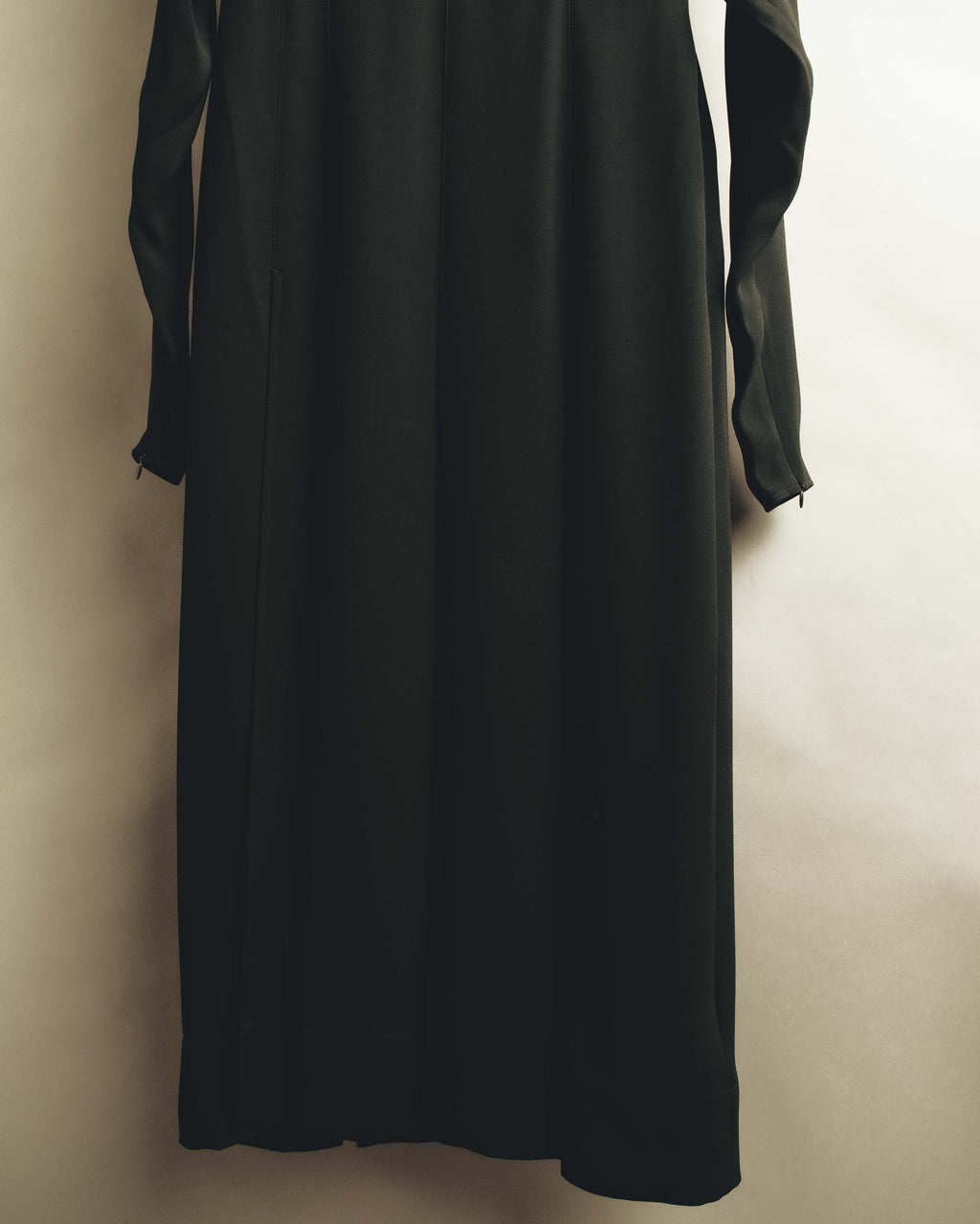 "BURBERRY" 2010's-20's Pleated silk midi dress