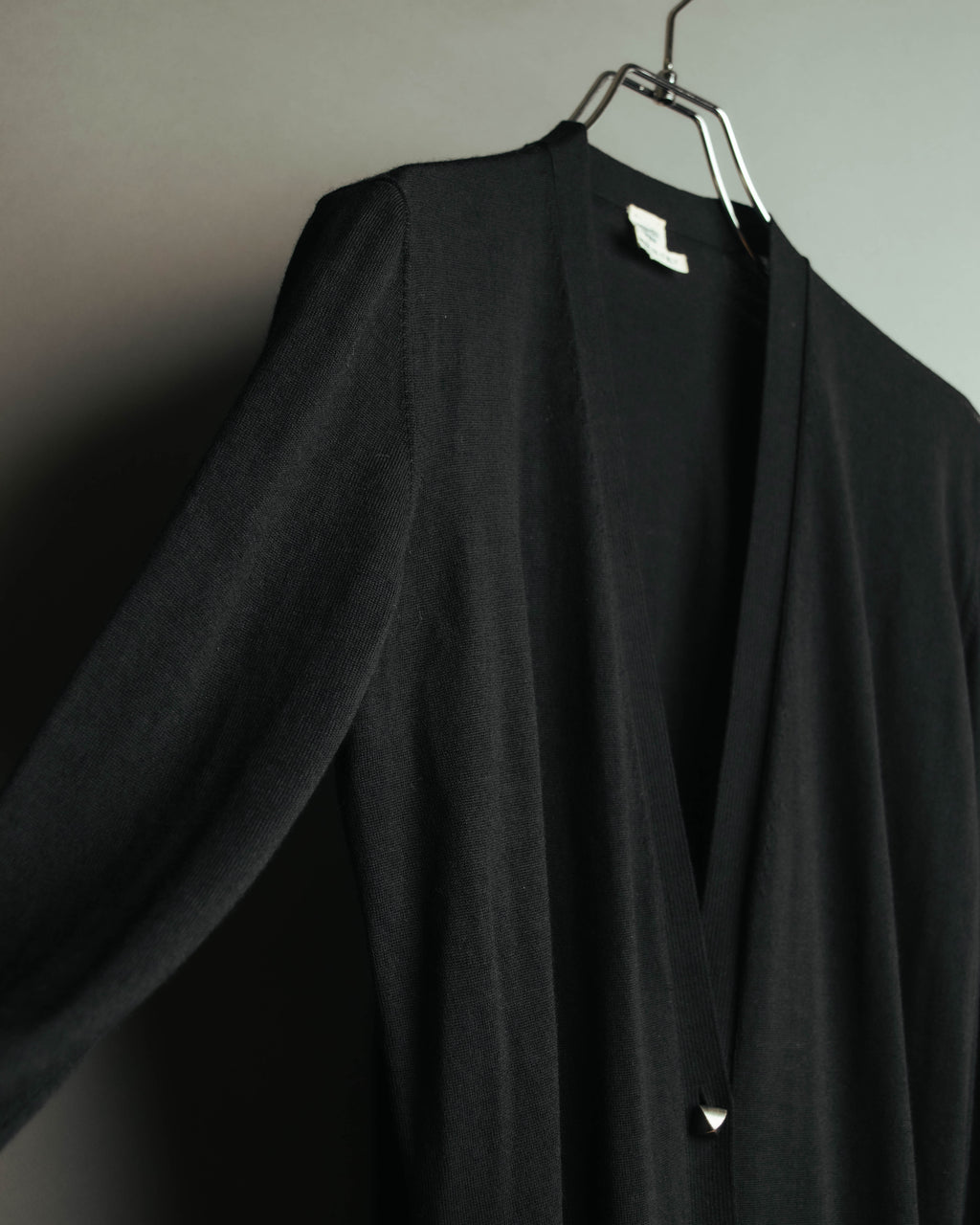 "Hermès" 90's-00's Medor button wool knit cardigan