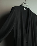 "Hermès" 90's-00's Medor button wool knit cardigan