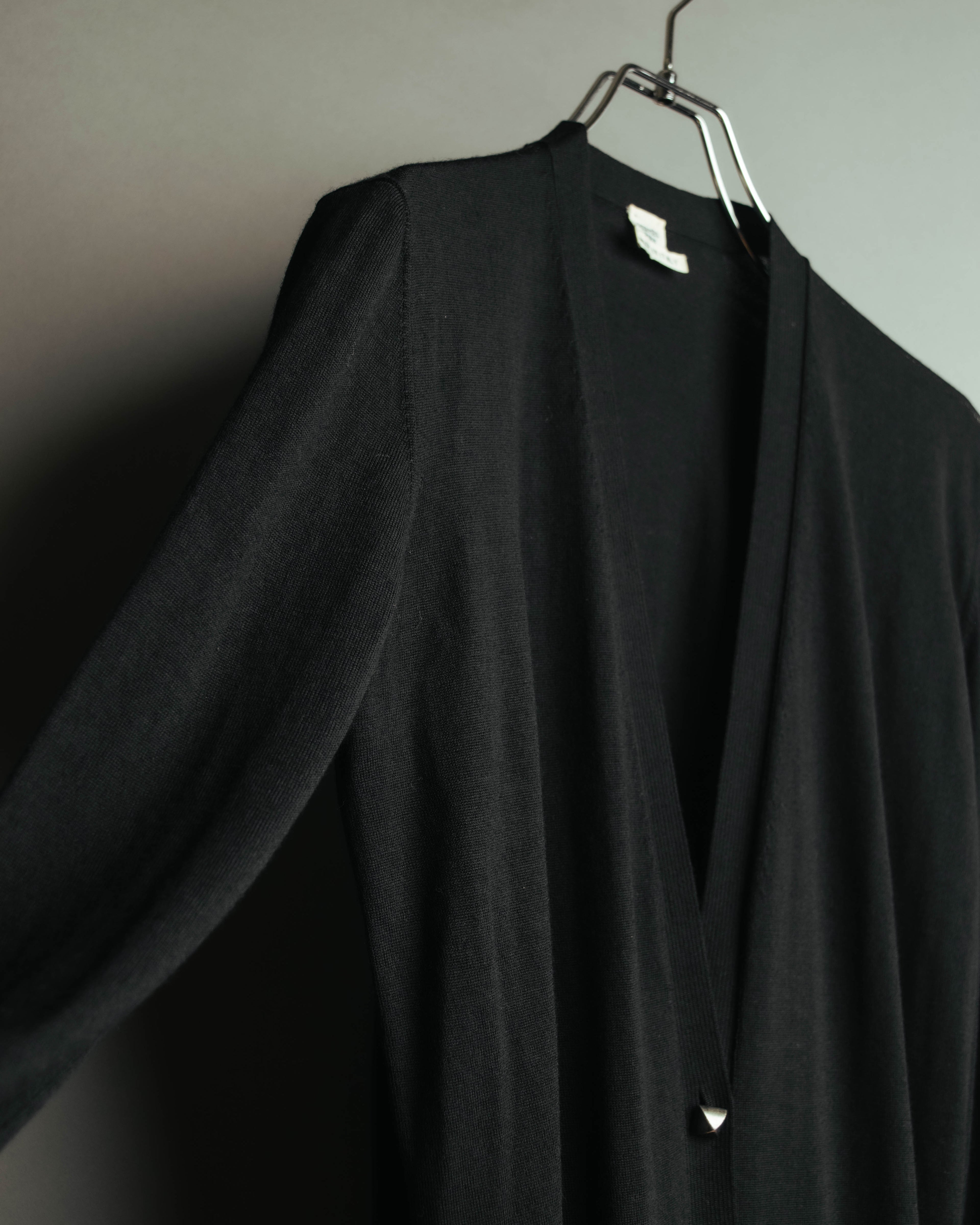 "Hermès" 90's-00's Medor button wool knit cardigan