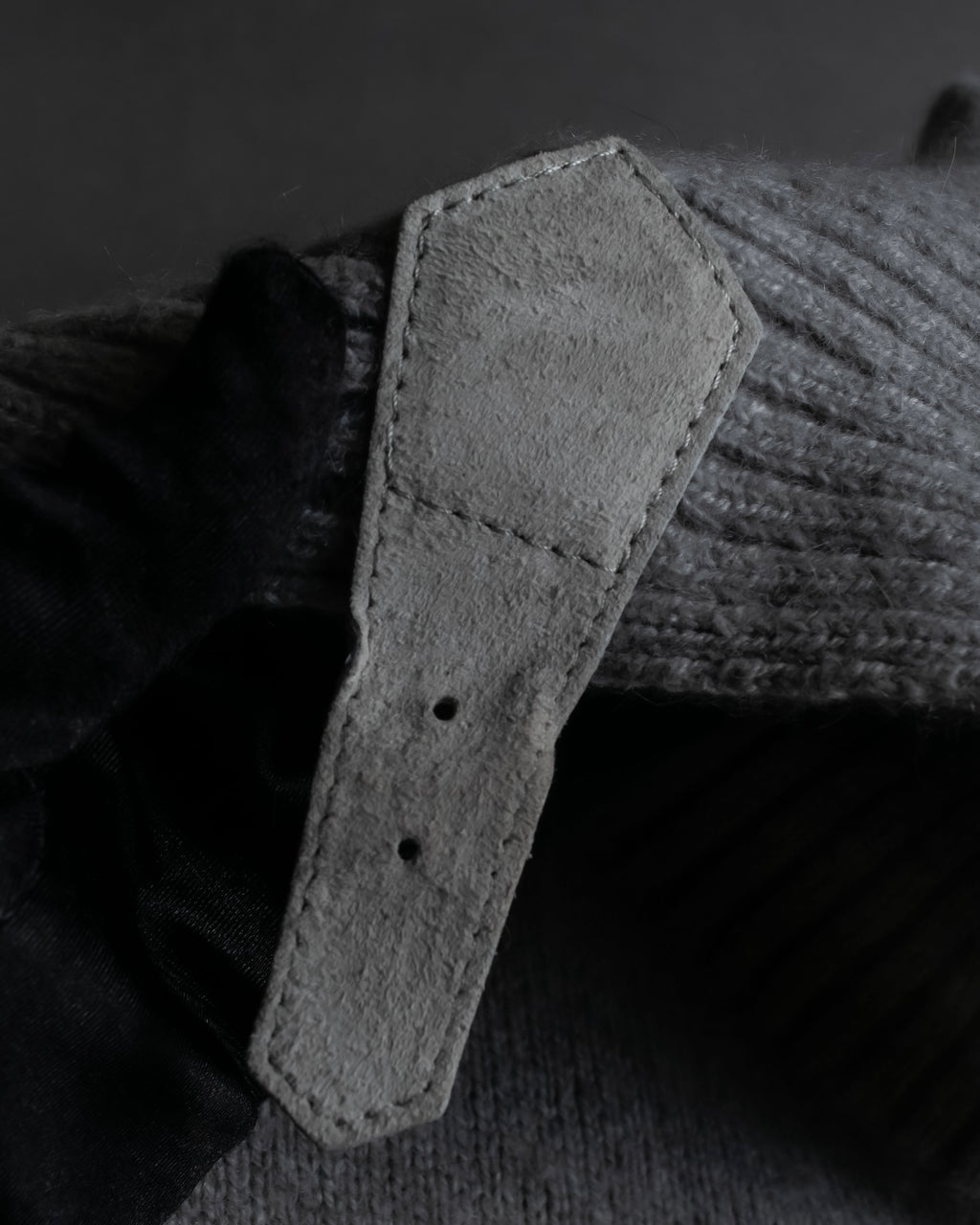 "GUCCI" Cashmere brand double zipper blouson