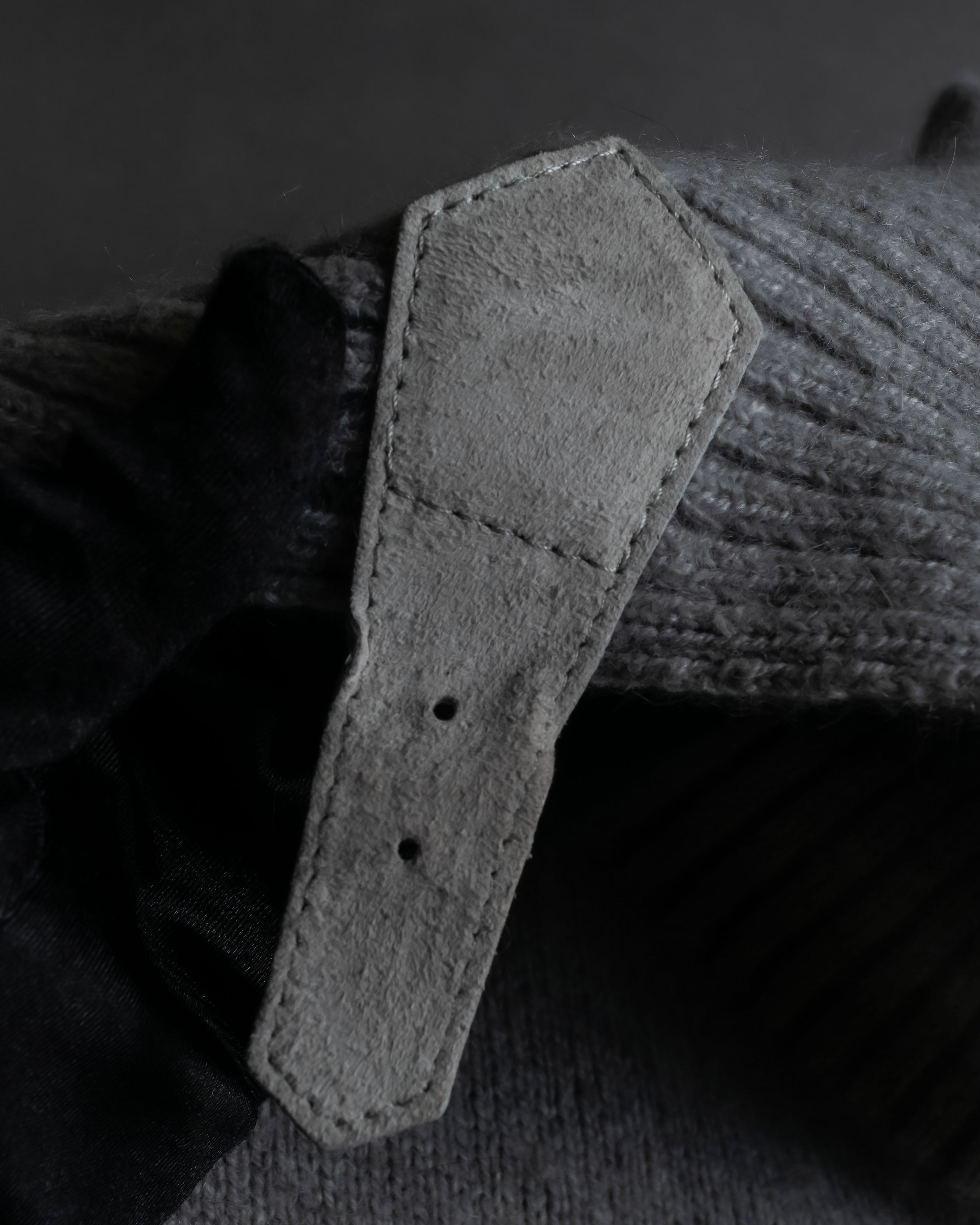 "GUCCI" Cashmere brand double zipper blouson