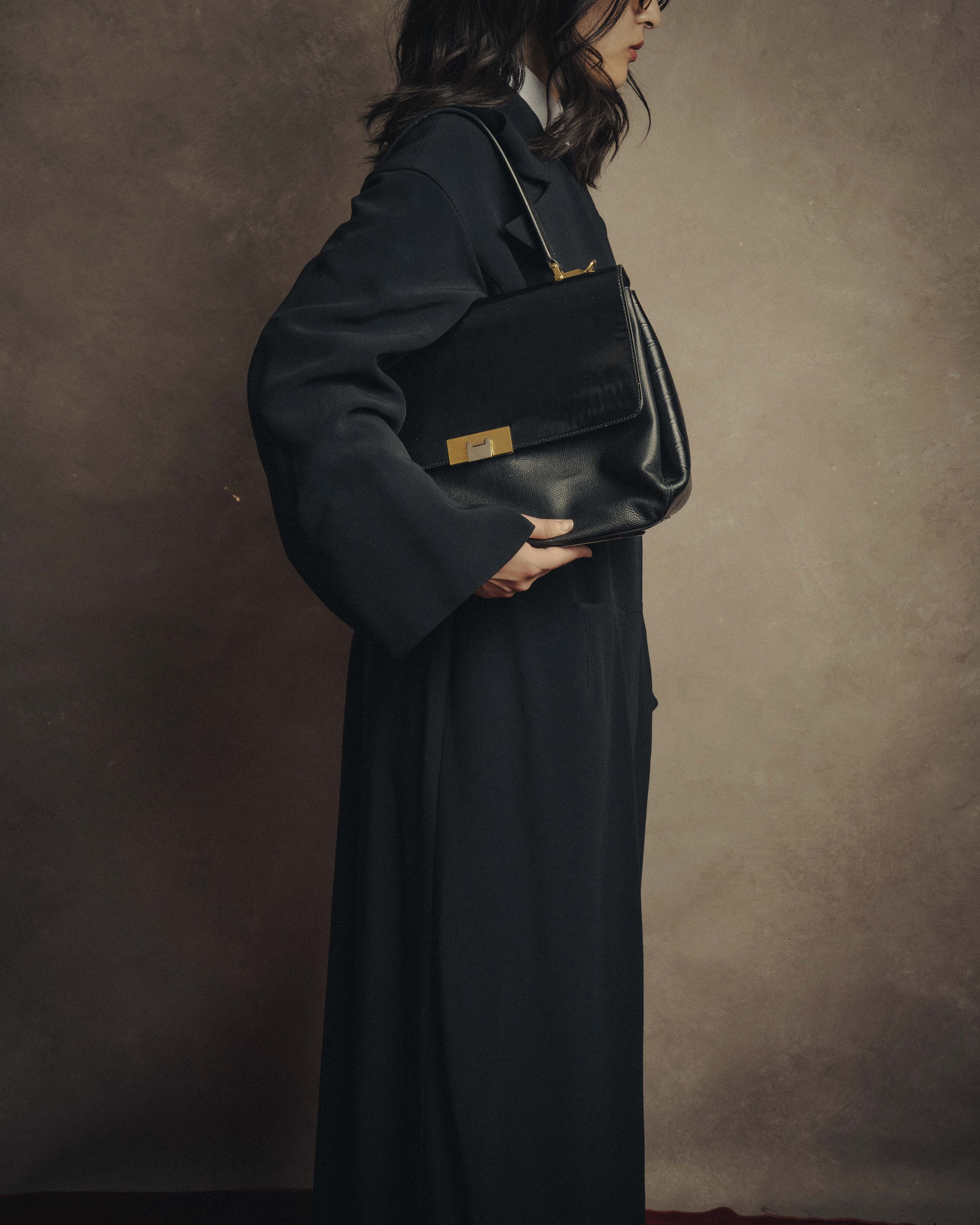 -SPECIAL- “BALENCIAGA” 2013-17 Le dix mixed leather shoulder bag