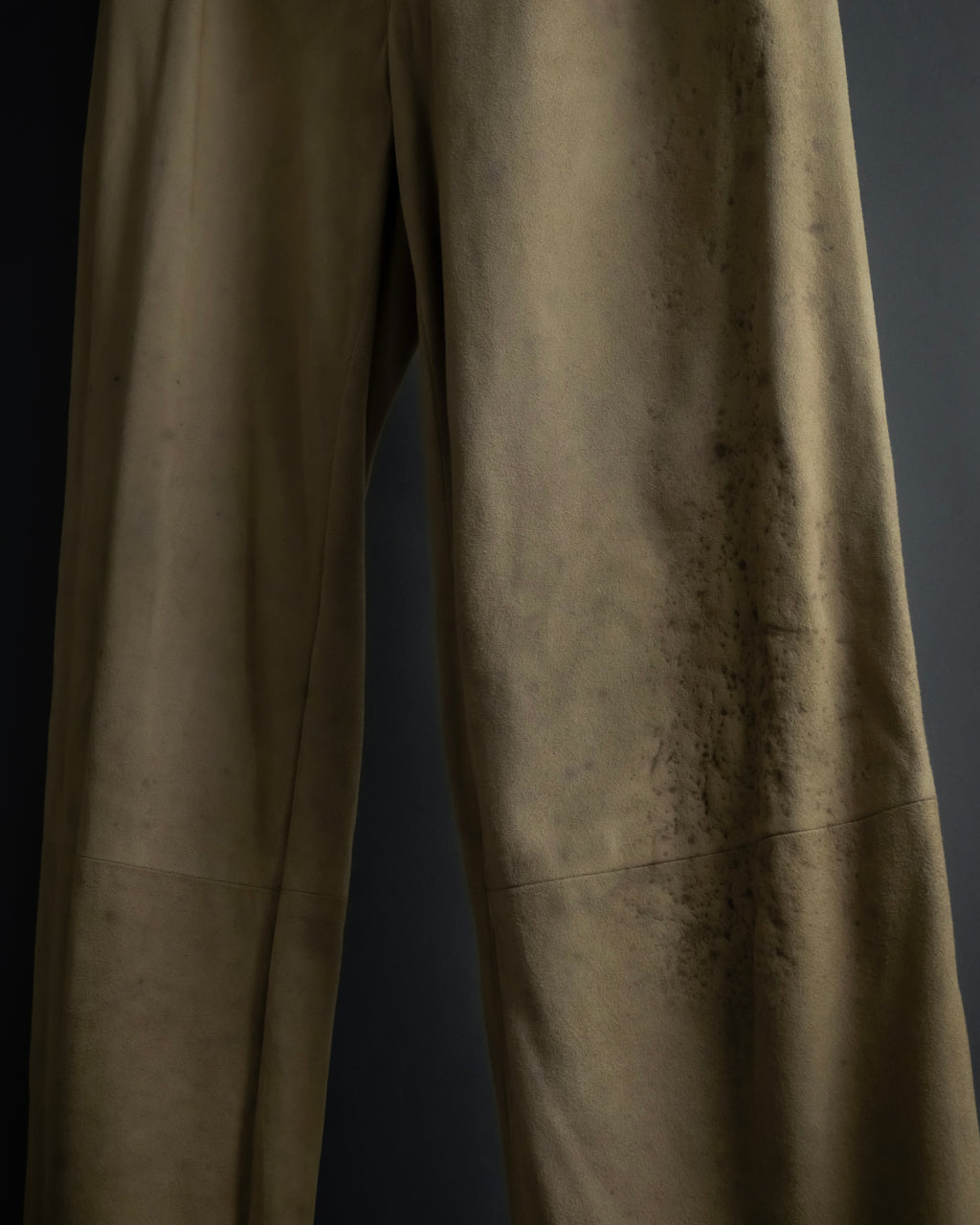 "GUCCI" Sand beige suede set up