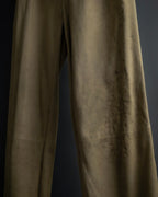 "GUCCI" Sand beige suede set up