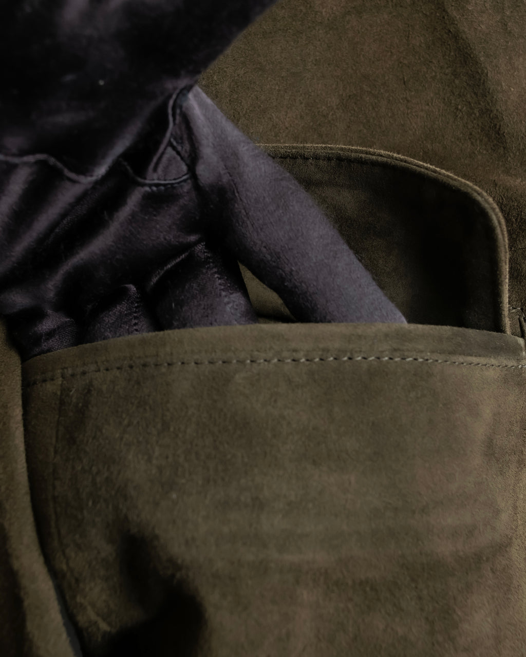 "Christian Dior" Nubuck leather oversized tailored jacket