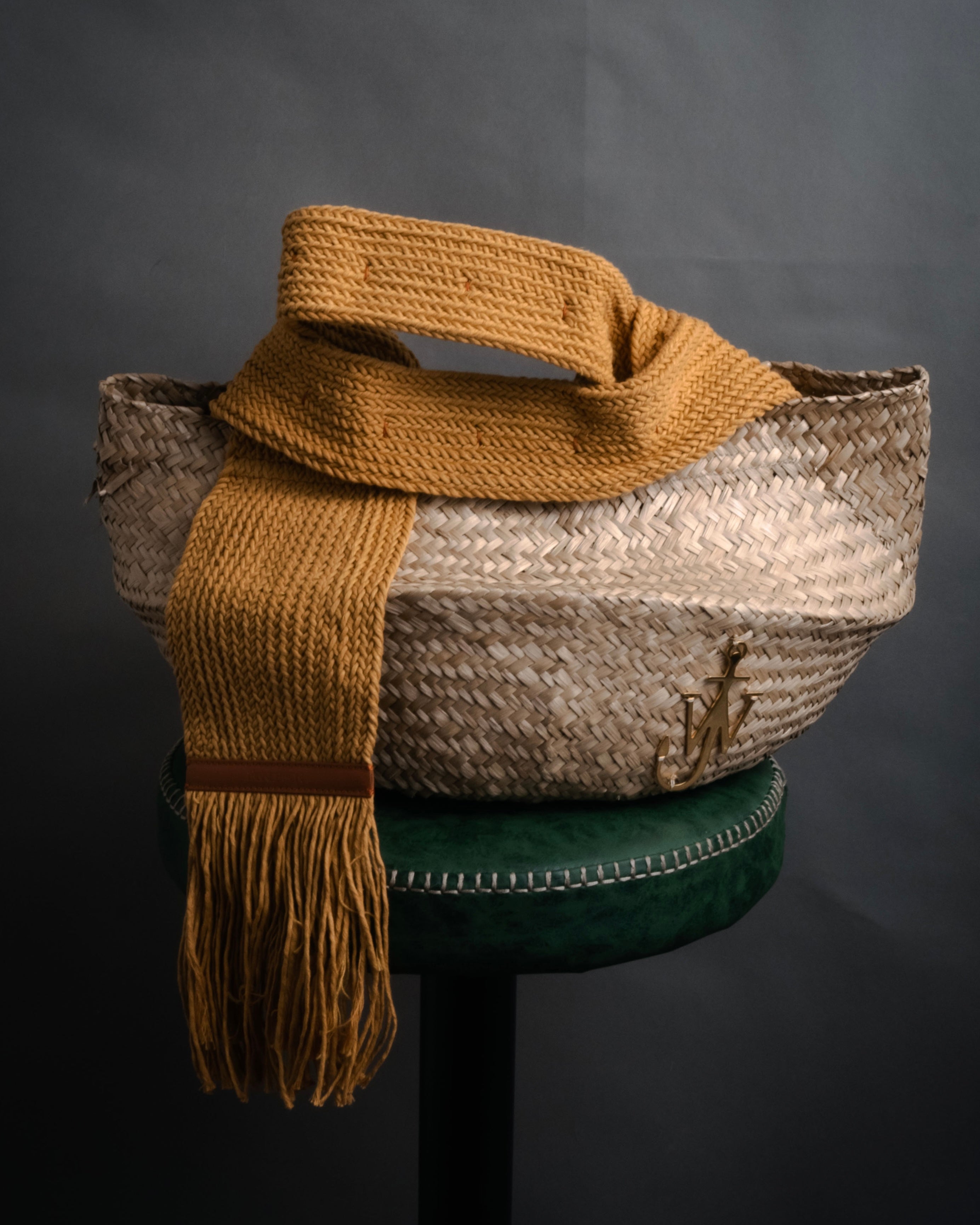 “JW Anderson” 2019-2023 Knitted strap basket tote