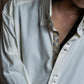 "COOGI" Double collar distinctive buttons relaxed shirt