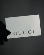 "GUCCI" 90’s-00’s shearling lined engineer boots