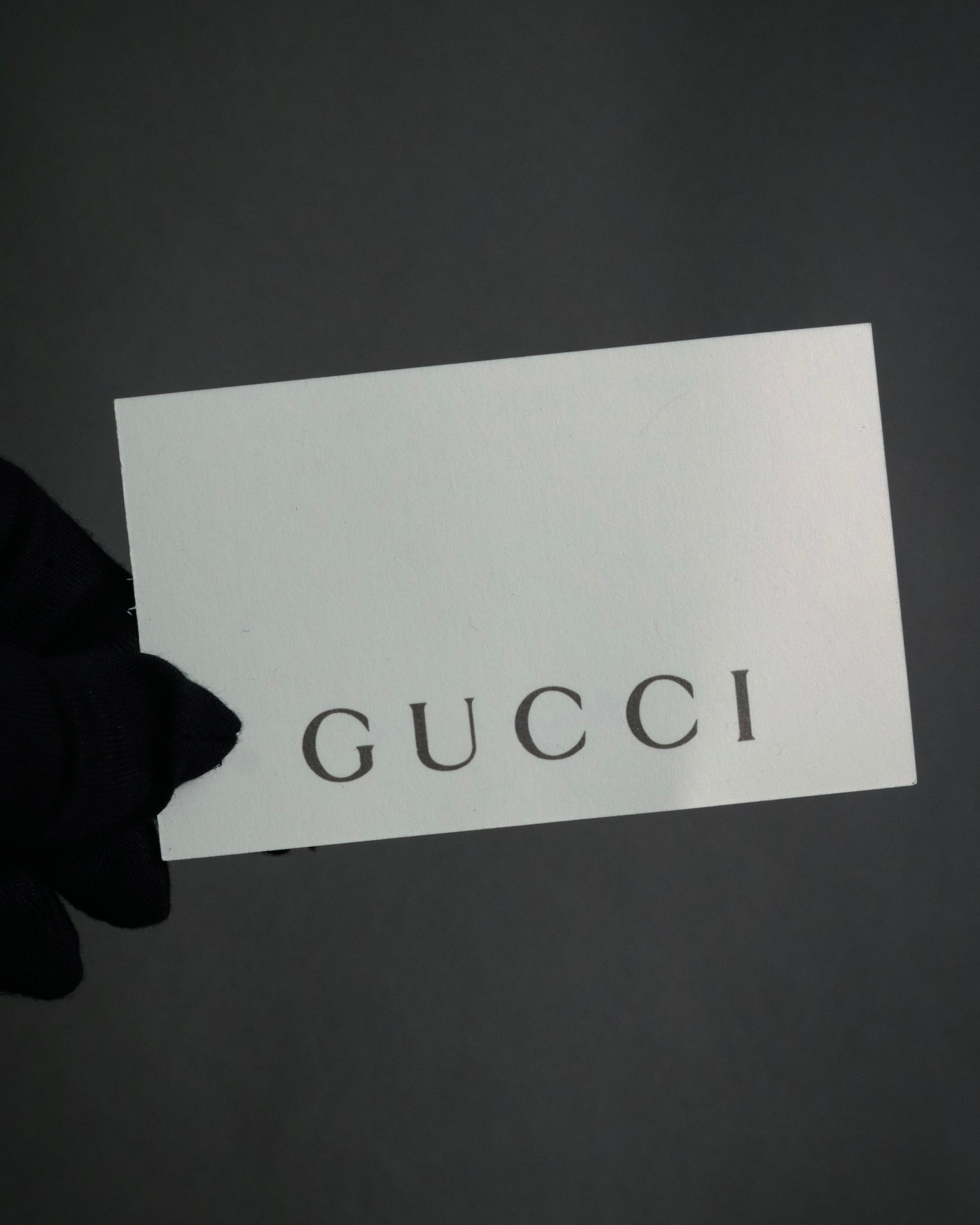 "GUCCI" 90’s-00’s shearling lined engineer boots