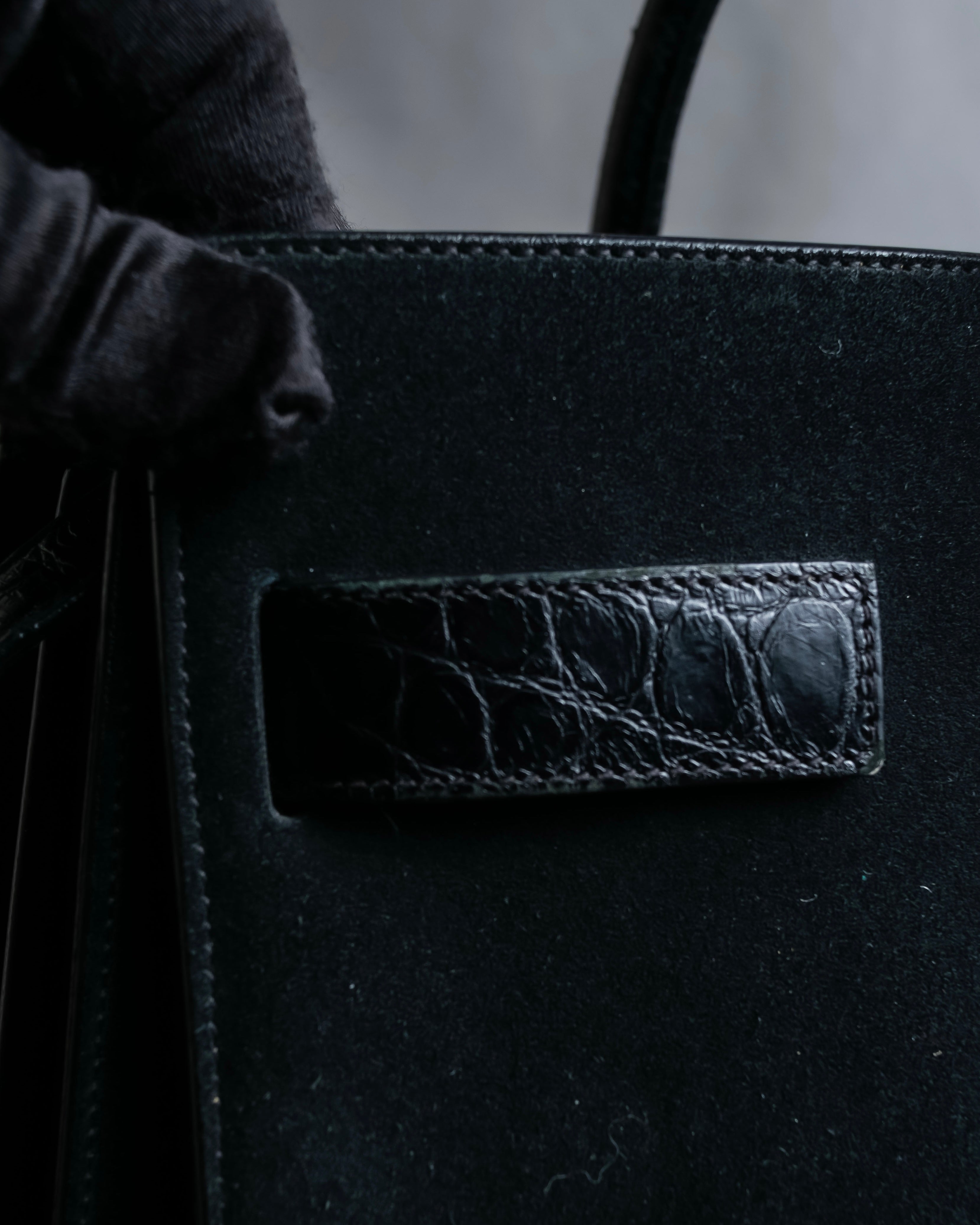 "Saint Laurent" Sac du Jour leather combination 2way bag