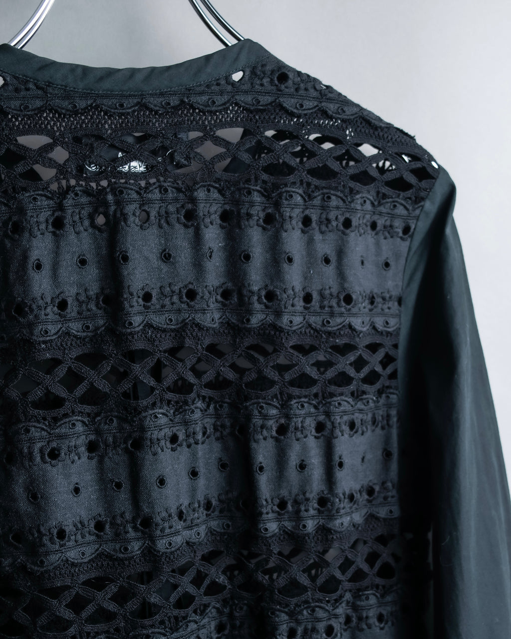 "tricot COMME desGARCONS" Playful fabric Feminine cotton cardigan