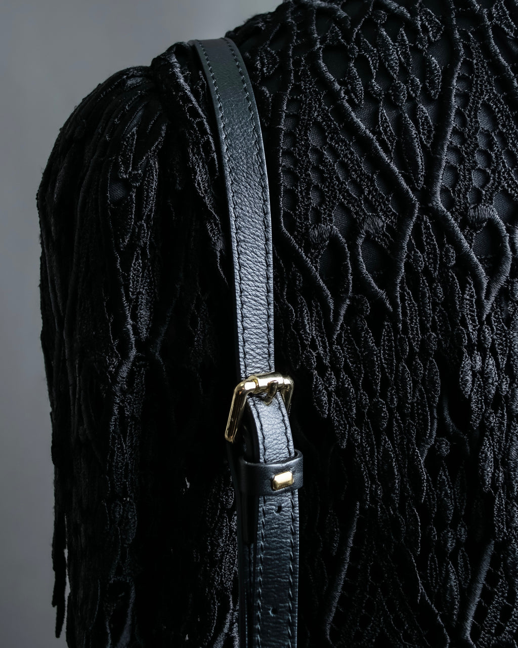 "GIANNI CHIARINI" High quality leather 2way shoulder bag