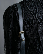 "GIANNI CHIARINI" High quality leather 2way shoulder bag