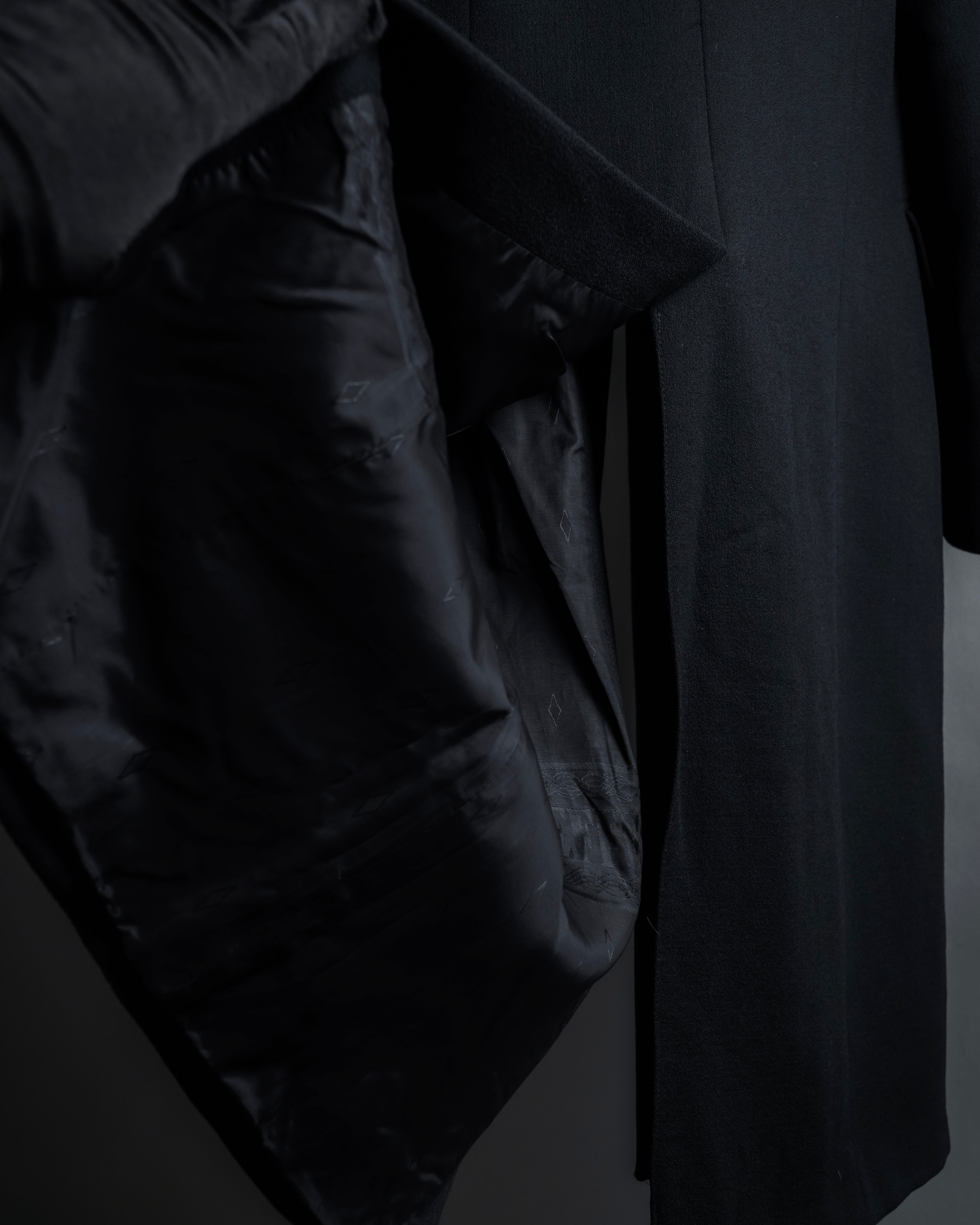 "GIANFRANCO FERRE" Multiple button sequences shaped long coat