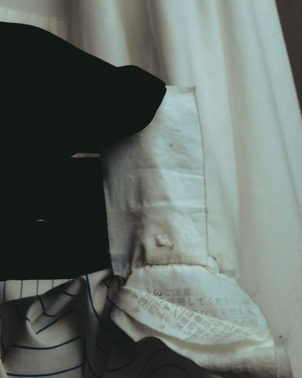 "COMME des GARÇONS HOMME" 90's-00's Patchwork long-sleeve shirt