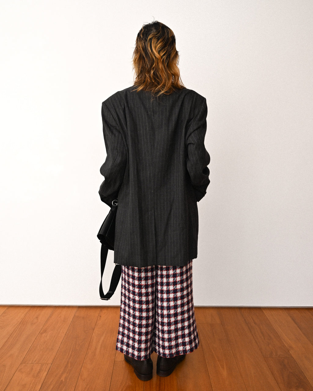 GUCCI by Alessandro Michele / Checkered Pattern Tweed Culotte Pants