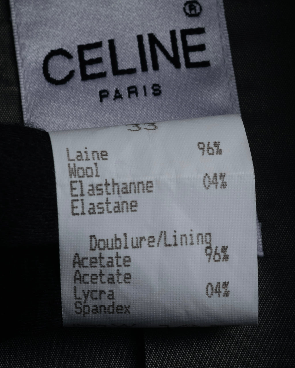 “CELINE” 2010’s Minimal tailored longline jacket