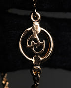 “Christian Dior” 90’s CD circle logo chain bracelet