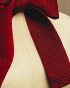 "Hermès" Silk knit scarf tied