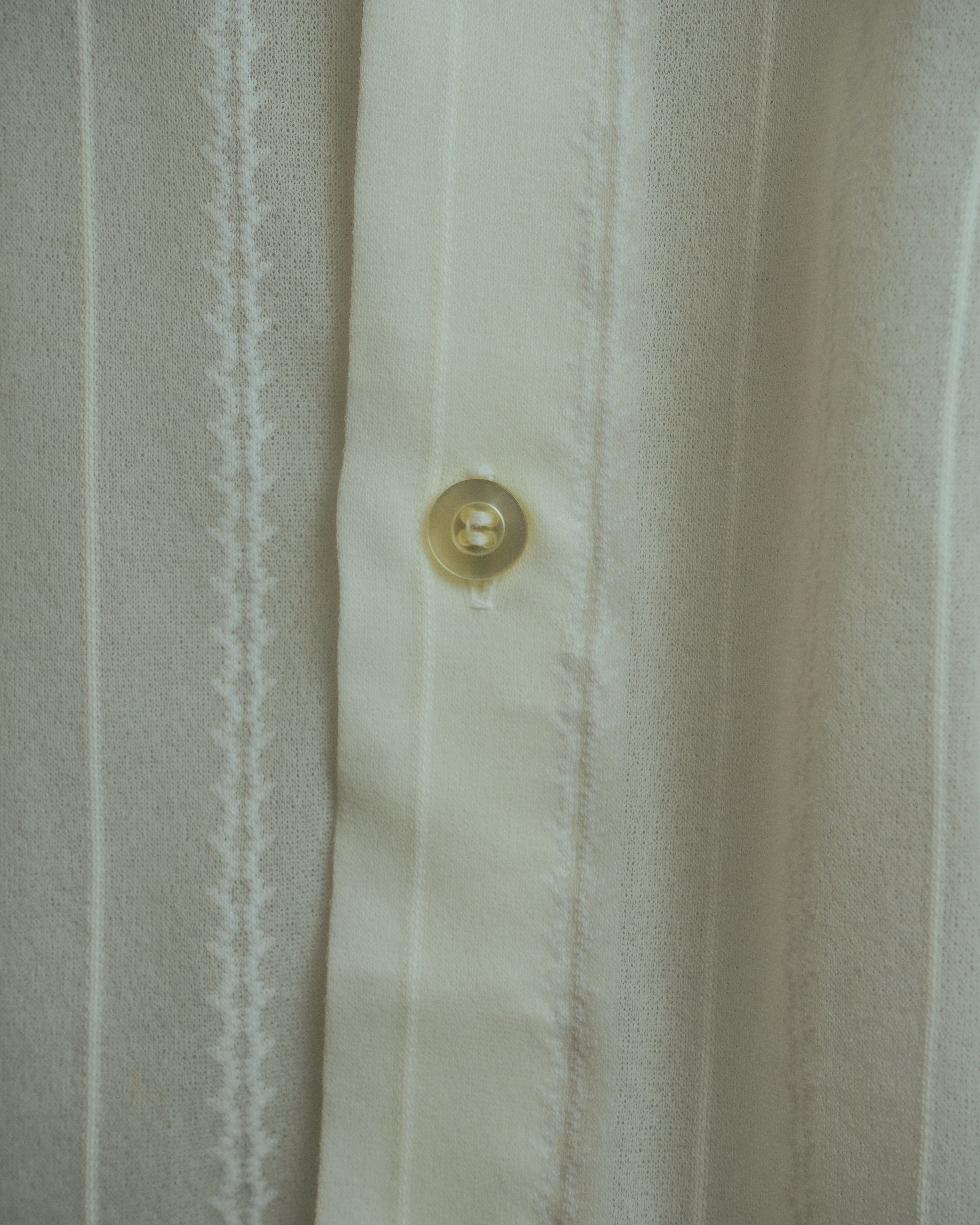 -MOOD Vintage Collections- 70’s-80’s Sheer stripe long point collar shirt