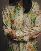 -SPECIAL- “GUCCI” 2015-2022 Botanical printed silk shirt