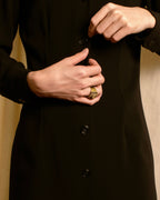 "Max Mara" 90's Refined design long shirt dress