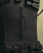 "Salvatore Ferragamo" 90's-00's Kiltie fringe leather derby shoes
