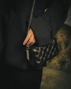 –SPECIAL– "Maison Margiela" 2020's Quilted leather chain shoulder bag