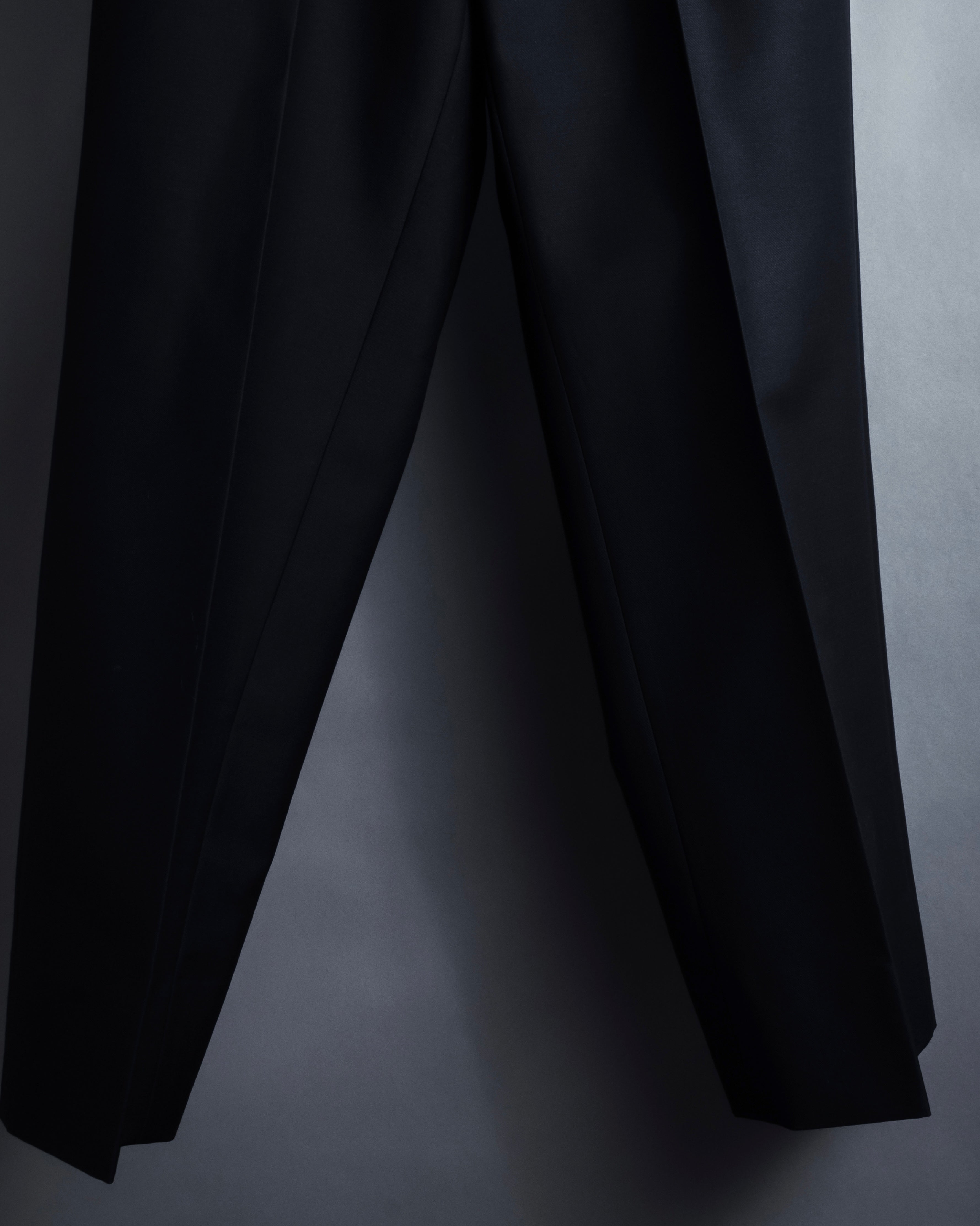 "YVES SAINT LAURENT" Strongly tailored shaped wool set up