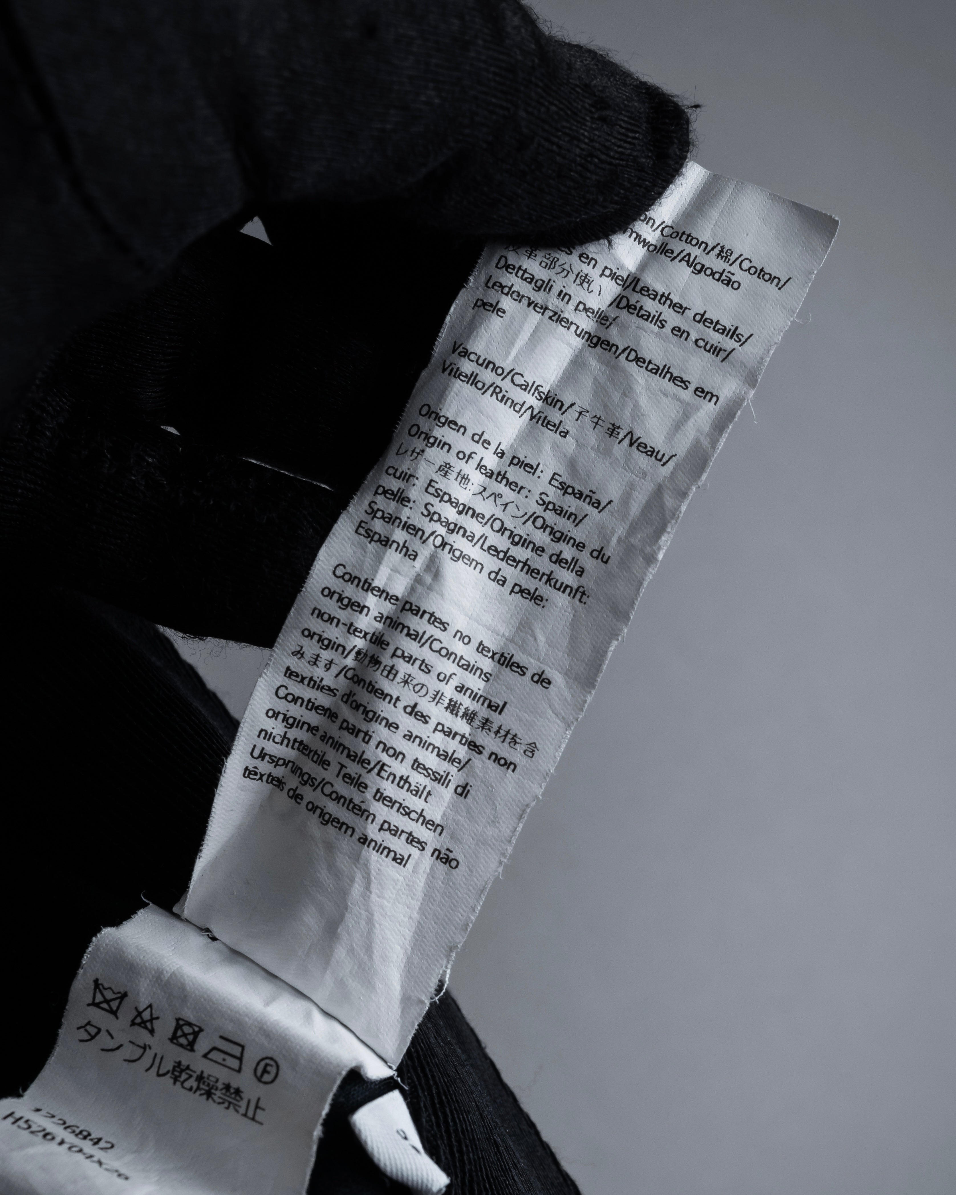 "LOEWE" Three-dimensional pattern design wide slacks