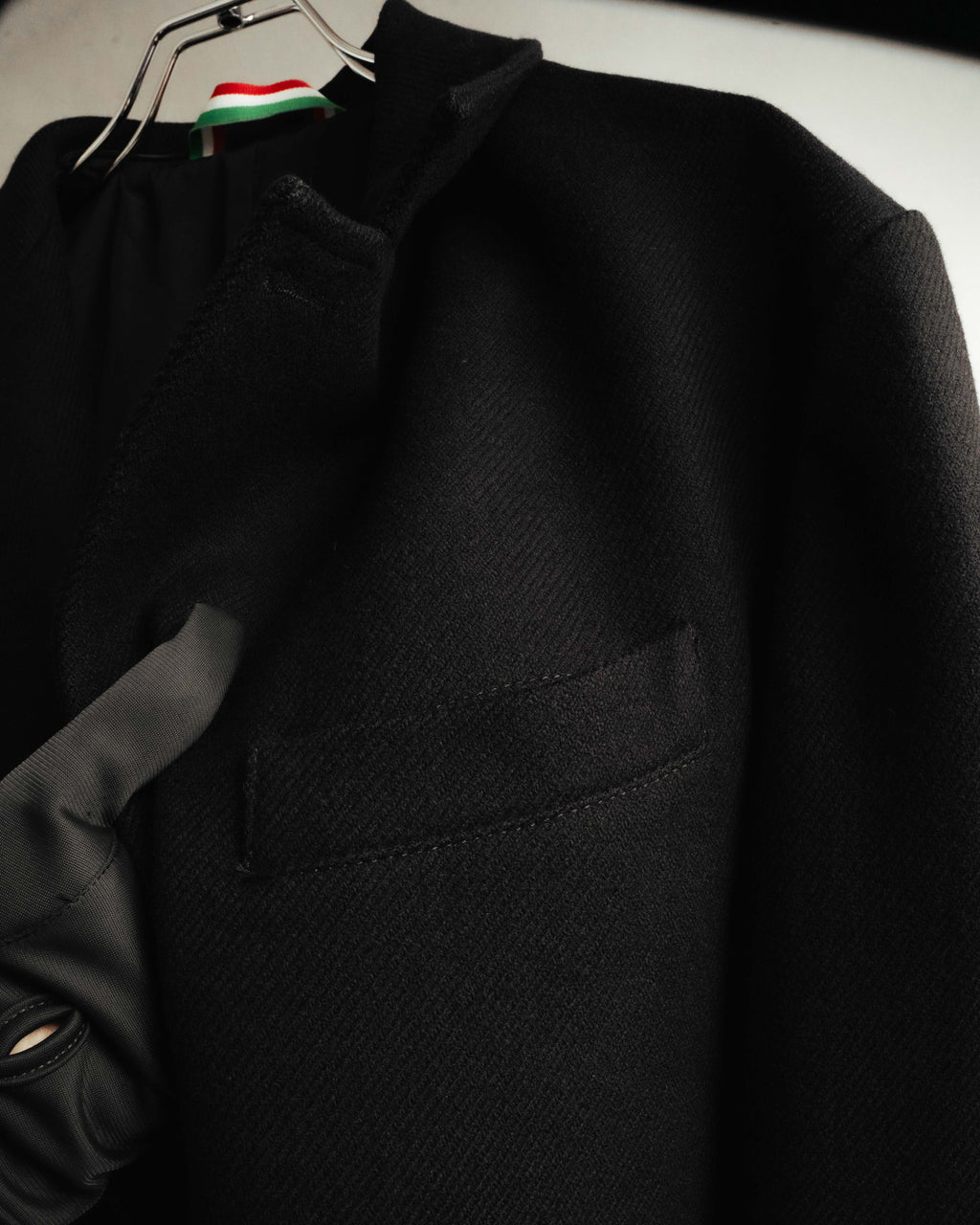 “MOSCHINO” 90’s-00’s wool cashmere tailored long coat