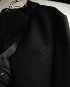 “MOSCHINO” 90’s-00’s wool cashmere tailored long coat