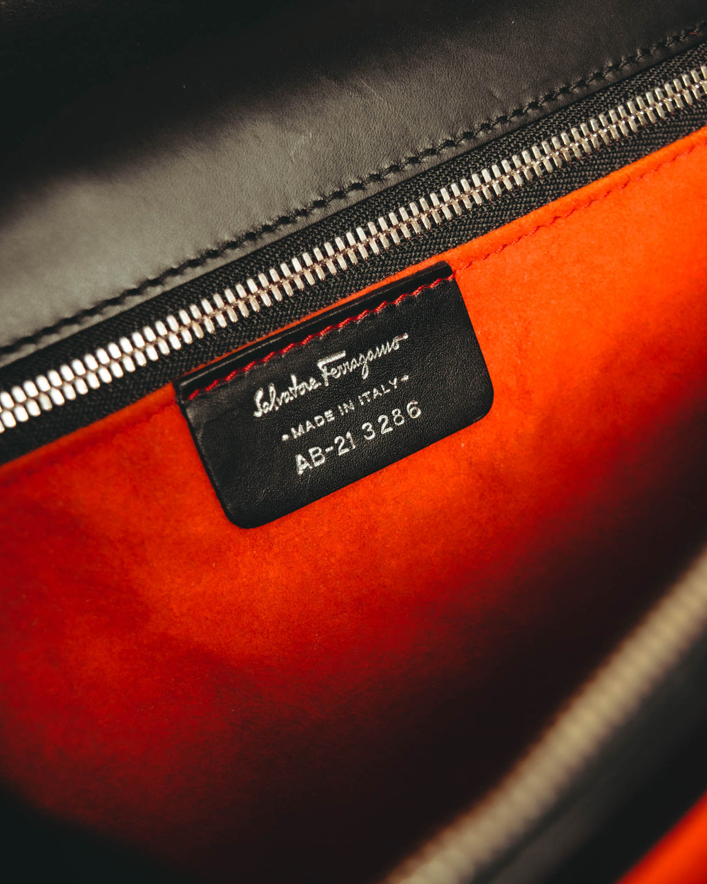 "Salvatore Ferragamo" 90's-00's Woven leather shoulder handbag