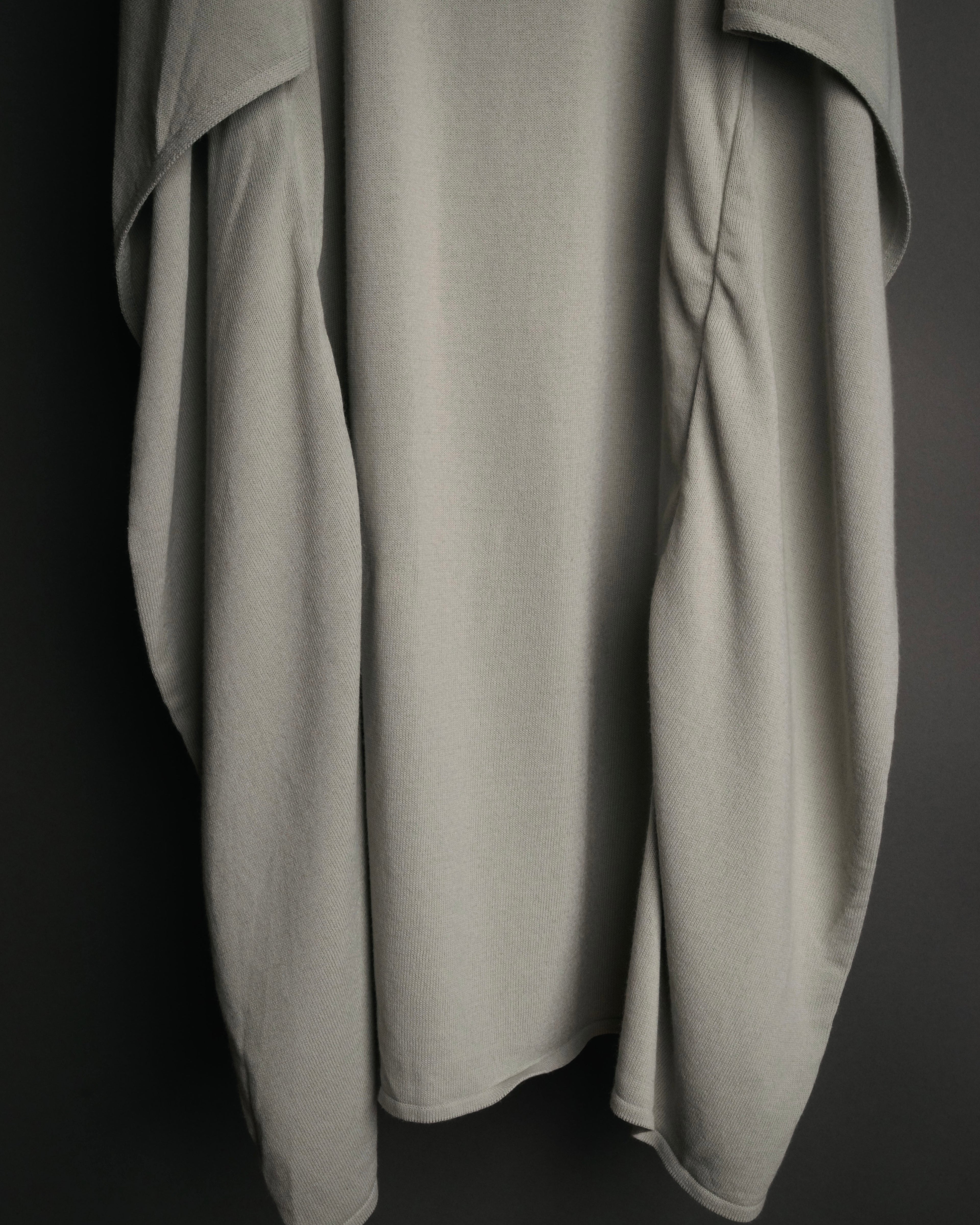 “Maison Margiela” 2015SS deconstructed cape knit top